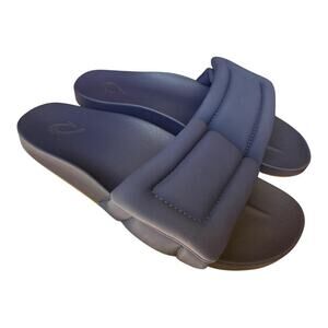 Olukai Sunbeam Slide Sandal Blue Women size 7